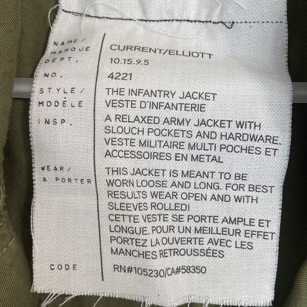 Current Elliott Infantry Jacket - image 3